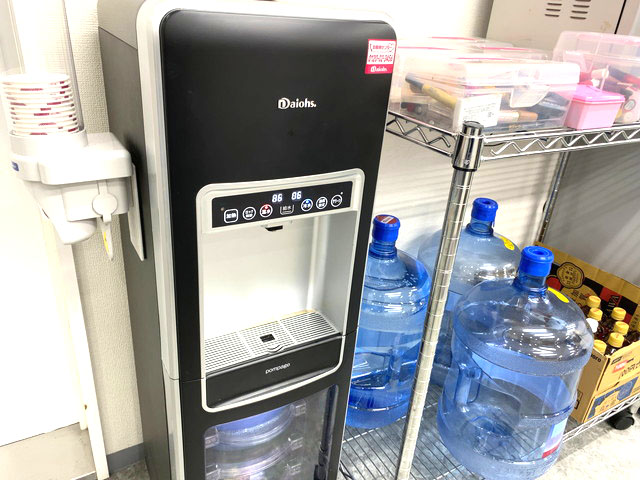 ポケットワーク名古屋店のウォーターサーバー