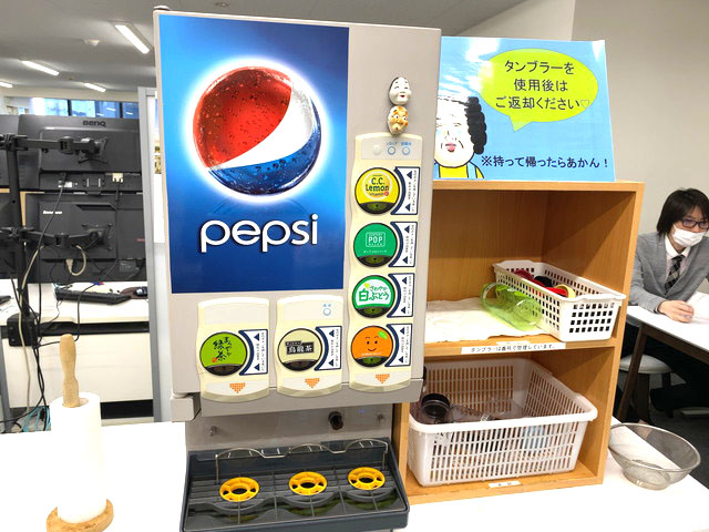 ポケットワーク名古屋店のジュース飲み放題サービス