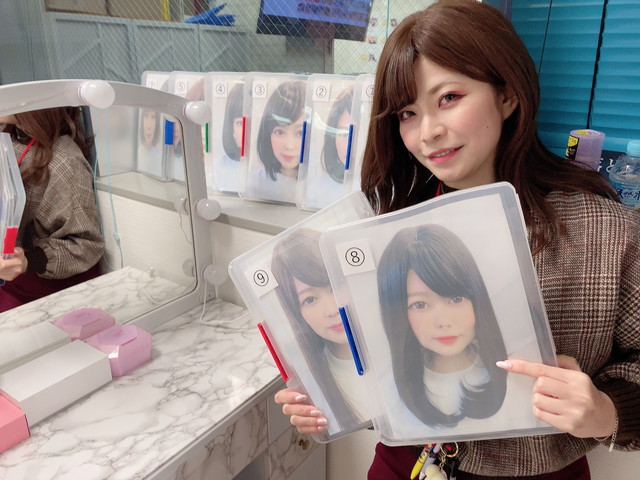 アスタリスク新宿店のウィッグコレクション