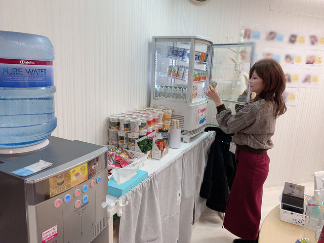 アスタリスク新宿店の休憩スペース①