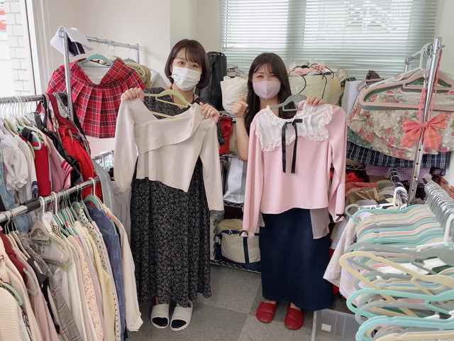 アスタリスク大阪梅田店での衣装着替えとサムネイル撮影